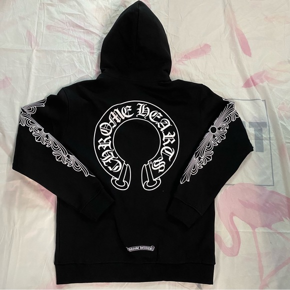 Moletom Chrome Hearts Horseshoe Zipper - Picture 6 of 7